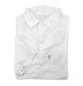White Lightweight Jacket w/ Snap Cuffs